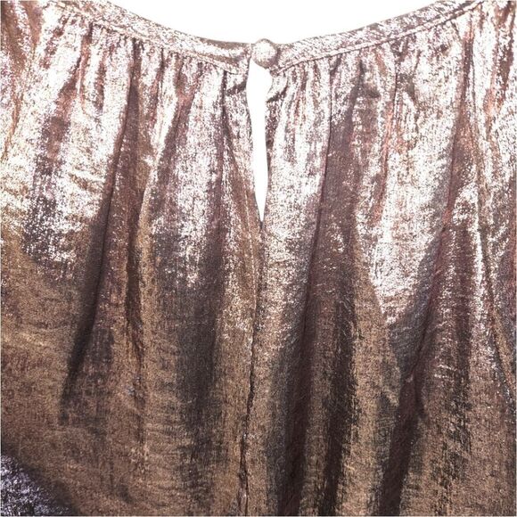 LANE BRYANT Women's New Plus Size Rose Colored Swing Satin Boatneck Blouse - Picture 12 of 15